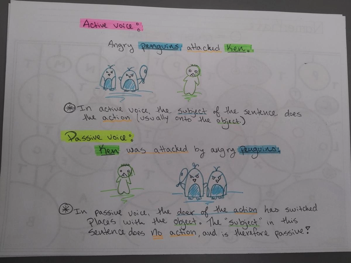 Active and Passive Voice